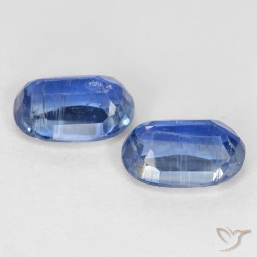 Gemas de Cianita Azul oscuro natural de 1.39 ct, Ovalada, SI