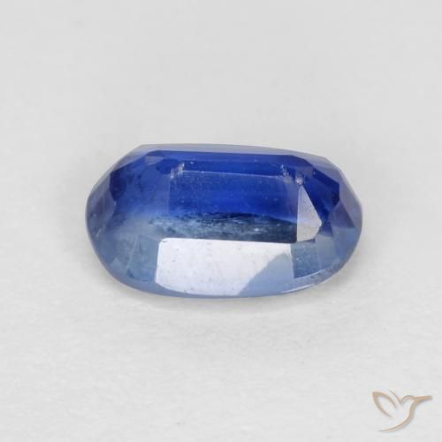 Cianita Azul marino natural de 0.71 ct, Ovalada, SI-I1