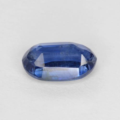 Cianita azul natural de 0,64 ct, corte óvalo, SI-I1