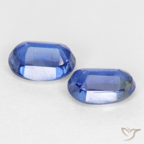 Gemas de Cianita Azul oscuro natural de 1.09 ct, Ovalada, SI-I1