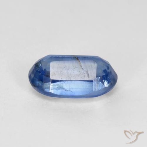 Cianita Azul oscuro natural de 0.64 ct, Ovalada, SI-I1