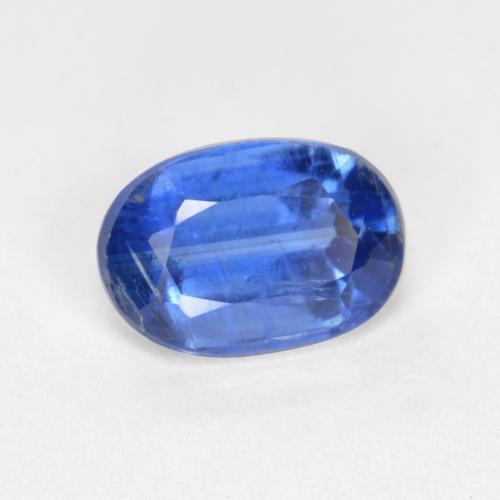 Cianita Azul marino natural de 0.59 ct, Corte Óvalo, SI-I1