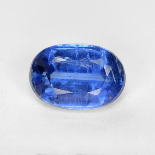 Cianita Azul marino natural de 0.59 ct, Corte Óvalo, SI-I1