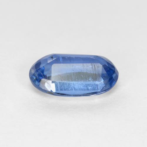 Cianita Azul oscuro natural de 0.64 ct, Corte Óvalo, SI-I1