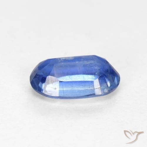 Cianita Azul oscuro natural de 0.58 ct, Ovalada, SI-I1