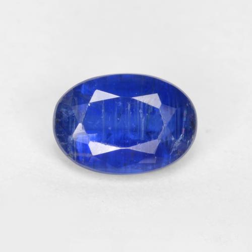 Cianita azul natural de 0,61 ct, corte óvalo, SI-I1