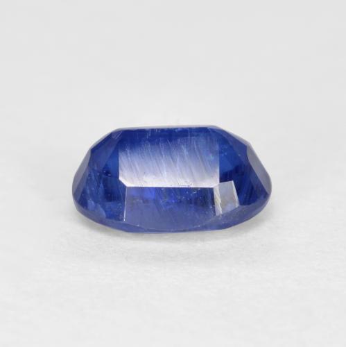 Cianita azul natural de 0,61 ct, corte óvalo, SI-I1