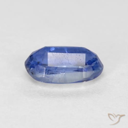 Cianita Azul oscuro natural de 0.62 ct, Ovalada, SI-I1