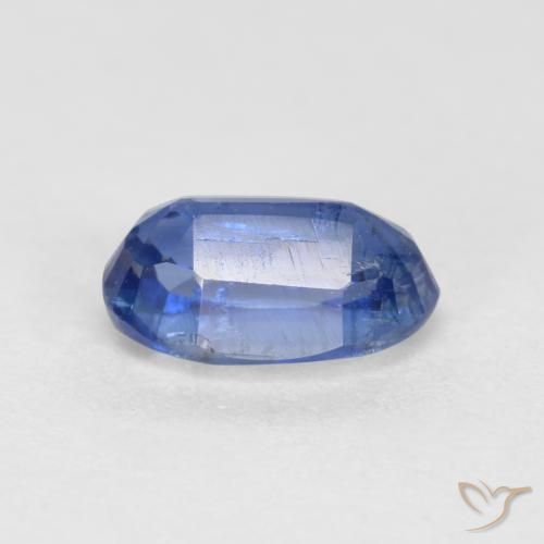 Cianita Azul aciano natural de 0.79 ct, Ovalada, SI-I1