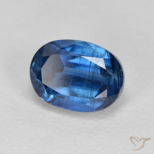 Cianita Azul oscuro natural de 1.61 ct, Corte Óvalo, VS-SI