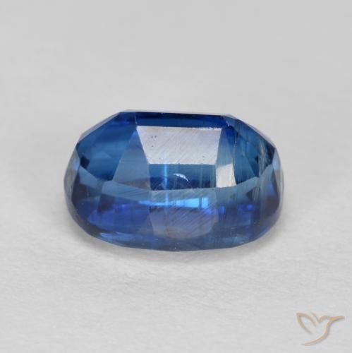Cianita Azul oscuro natural de 1.61 ct, Corte Óvalo, VS-SI