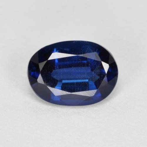 Cianita Azul real natural de 0.99 ct, Corte Óvalo, VS-SI
