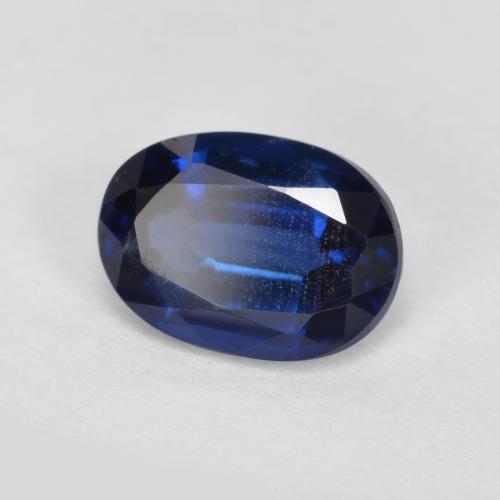 Cianita Azul real natural de 0.99 ct, Corte Óvalo, VS-SI