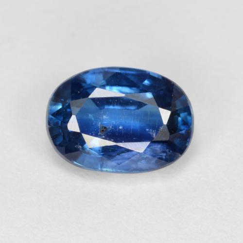 Cianita azul natural de 1,12 ct, corte óvalo, VS-SI