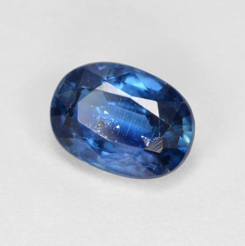 Cianita azul natural de 1,12 ct, corte óvalo, VS-SI