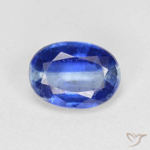 1.05ct Natural Azul oscuro cianita, Ovalada, VS-SI