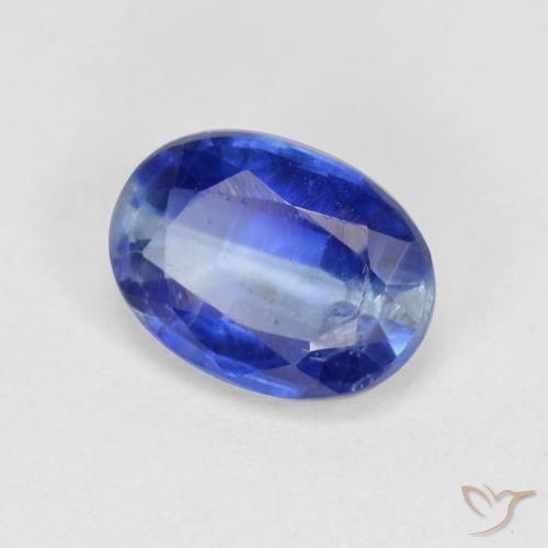 Cianita Azul oscuro natural de 1.05 ct, Ovalada, VS-SI