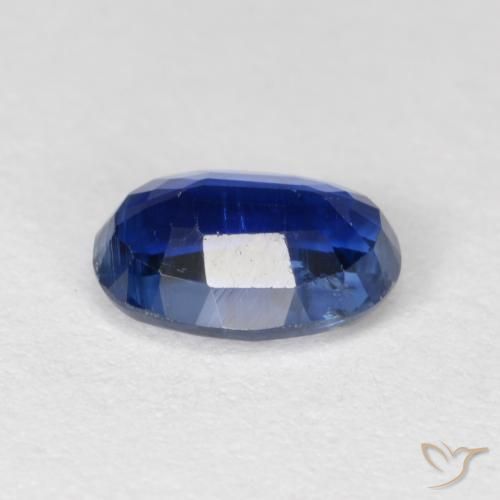 Cianita Azul marino natural de 1.03 ct, Ovalada, VS-SI