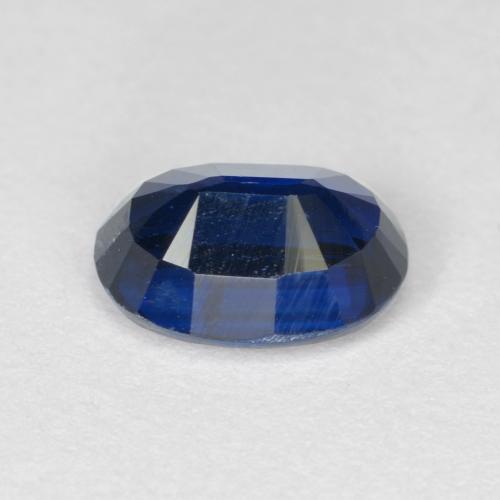 Cianita azul intenso natural de 1,16 ct, corte óvalo, VS-SI