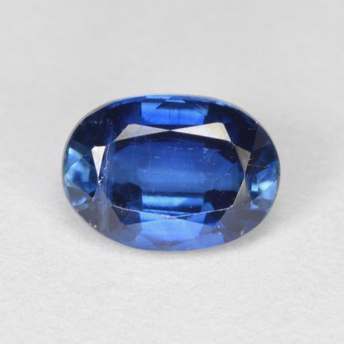 Cianita azul natural de 1,15 ct, corte óvalo, VS-SI