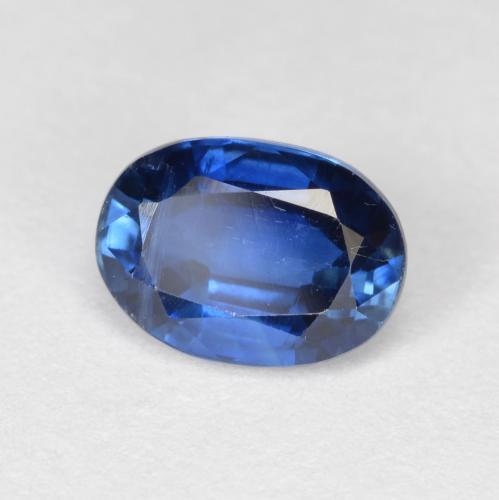Cianita azul natural de 1,15 ct, corte óvalo, VS-SI
