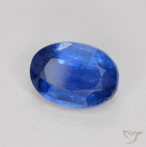 Cianita Azul medio natural de 1.16 ct, Ovalada, SI