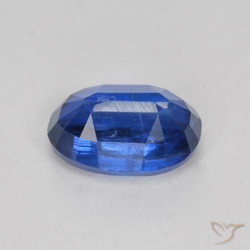 Cianita Azul medio natural de 1.16 ct, Ovalada, SI