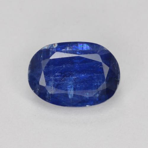Cianita azul natural de 1,20 ct, corte óvalo, SI