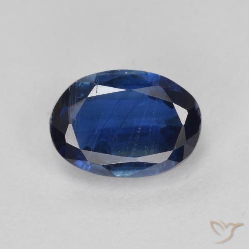 1.21ct Natural Azul marino cianita, Ovalada, SI