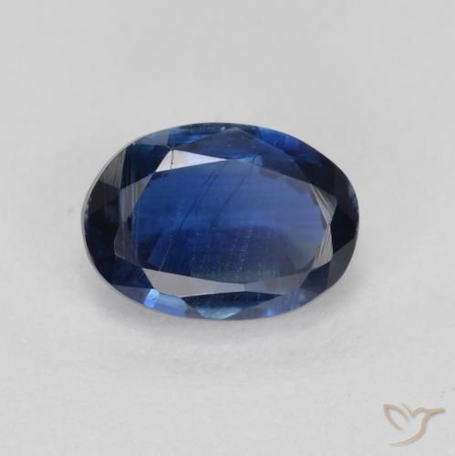 Cianita Azul marino natural de 1.21 ct, Ovalada, SI
