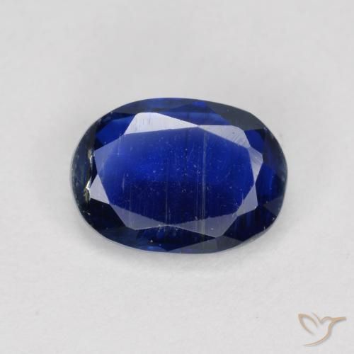 1.00ct Natural Azul marino cianita, Ovalada, SI
