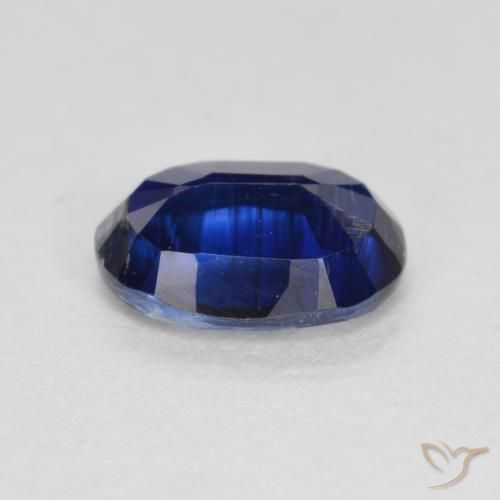 Cianita Azul marino natural de 1.00 ct, Ovalada, SI