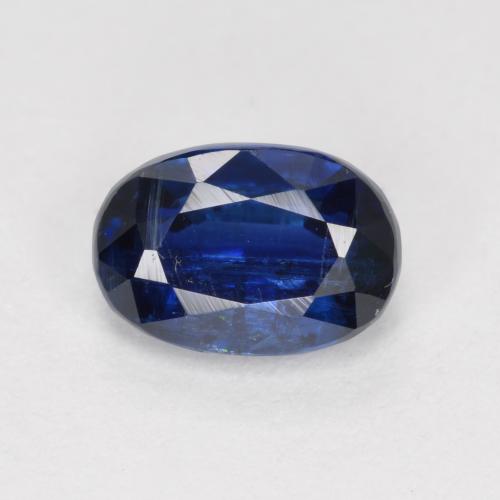 Cianita azul natural de 1,18 ct, corte óvalo, SI