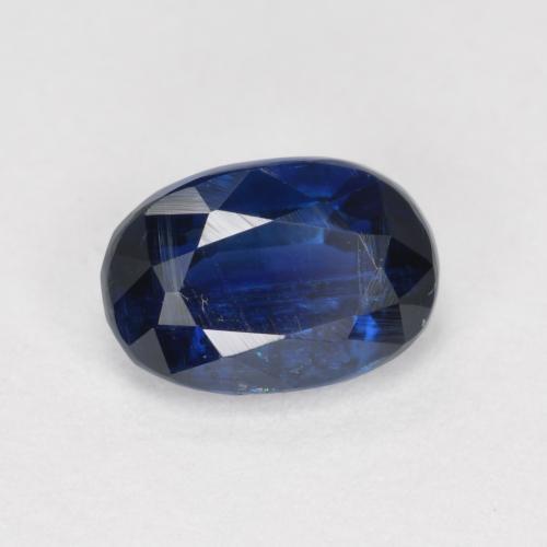 Cianita azul natural de 1,18 ct, corte óvalo, SI