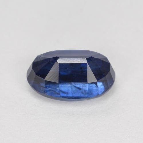 Cianita azul natural de 1,18 ct, corte óvalo, SI