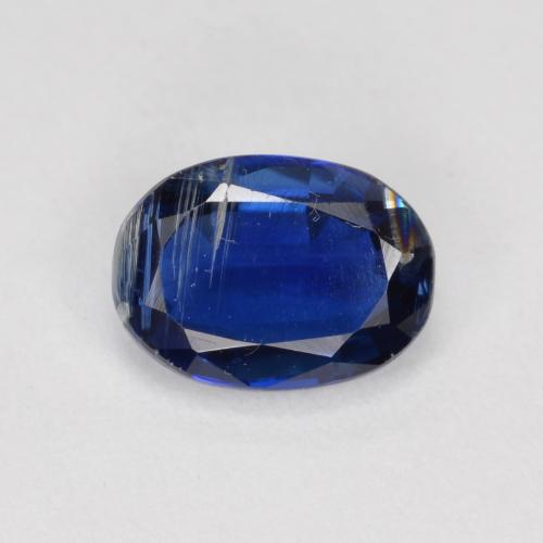 Cianita azul natural de 1,00 ct, corte óvalo, VS-SI