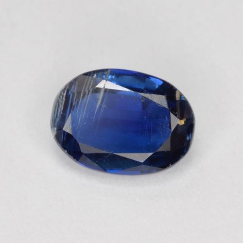 Cianita azul natural de 1,00 ct, corte óvalo, VS-SI