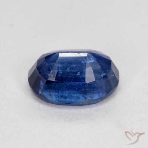 Cianita Azul marino natural de 1.29 ct, Ovalada, SI