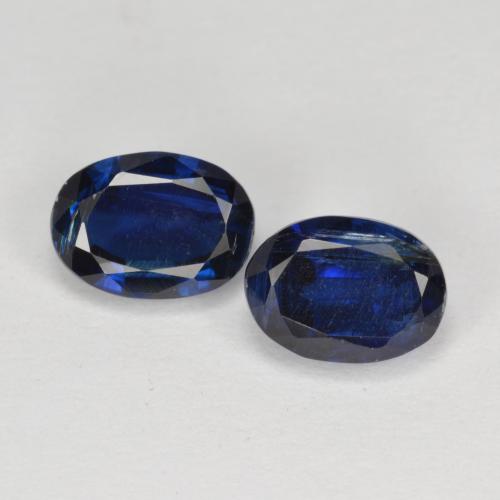 Gemas de cianita azul natural de 2,48 ct, corte óvalo, VS-SI