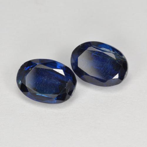 Gemas de cianita azul natural de 2,48 ct, corte óvalo, VS-SI