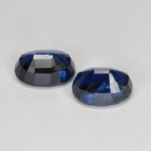 Gemas de cianita azul natural de 2,48 ct, corte óvalo, VS-SI