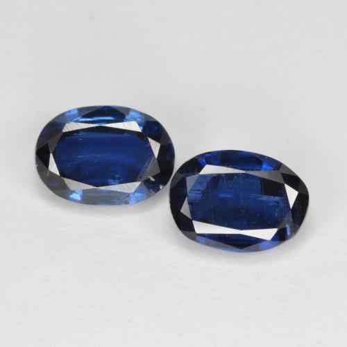 Gemas de Cianita Azul crepúsculo natural de 2.38 ct, Corte Óvalo, VS-SI