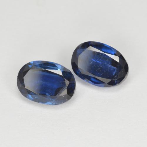 Gemas de Cianita Azul crepúsculo natural de 2.38 ct, Corte Óvalo, VS-SI