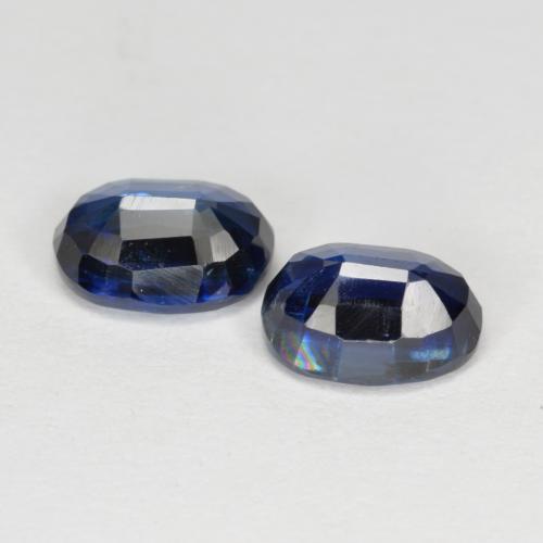 Gemas de Cianita Azul crepúsculo natural de 2.38 ct, Corte Óvalo, VS-SI