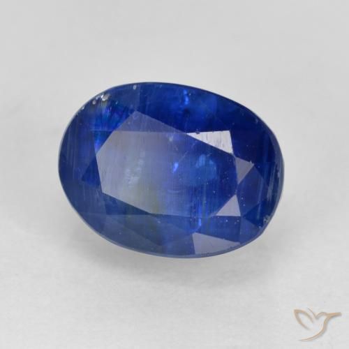 Cianita Azul oscuro natural de 2.16 ct, Ovalada, SI