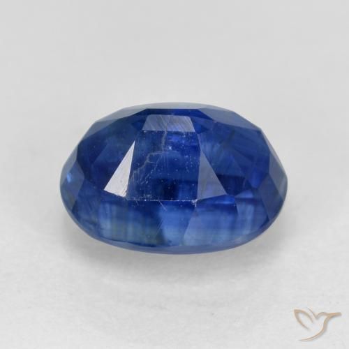 Cianita Azul oscuro natural de 2.16 ct, Ovalada, SI