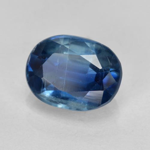 Cianita Azul noche natural de 1.68 ct, Corte Óvalo, VS-SI