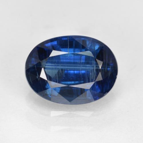 Cianita Azul oscuro natural de 1.69 ct, Corte Óvalo, VS-SI