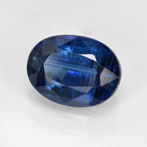 Cianita Azul oscuro natural de 1.69 ct, Corte Óvalo, VS-SI