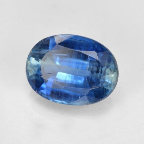 Cianita azul natural de 1,70 ct, corte óvalo, SI